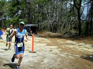 Heading out for the run