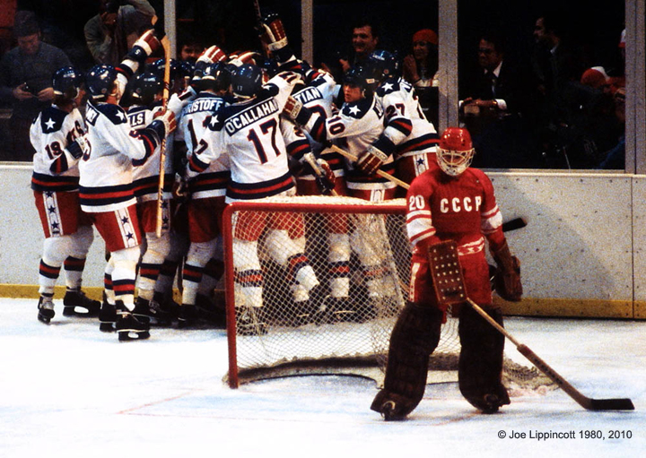 Miracle on Ice, February 22, 1980, Lake Placid, NY.