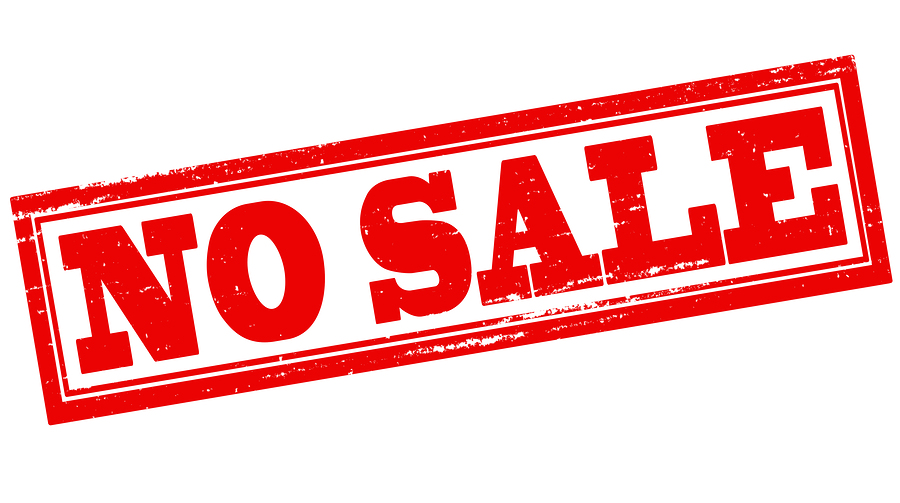 No Sale